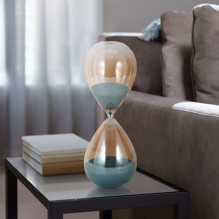 Glass 12\" Channing Small Hourglass