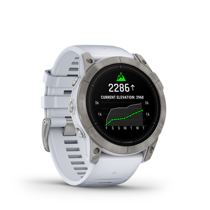 Garmin Epix™ Pro Gps Smartwatch - Health Tracking With Amoled Display, 51mm - Titanium/whitestone