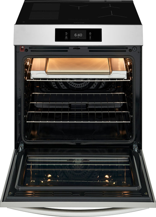 Frigidaire Gallery 6.2 Cu. Ft. Induction Range with Stone-Baked Pizza – Smudge-Proof® Stainless Steel - GCFI307CBF
