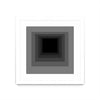 \"After Josef A\" Matted and Framed White 36x36 Wall Art