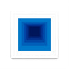 \"After Josef B\" Matted and Framed White 36x36 Wall Art