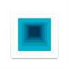 \"After Josef D\" Matted and Framed White 36x36 Wall Art