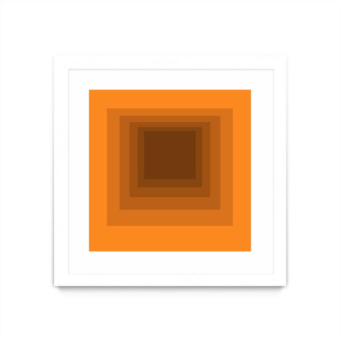 \"After Josef F\" Matted and Framed White 30x30 Wall Art