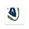\"Mediterranean Agate A\" Matted and Framed White 36x36 Wall Art