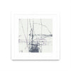 \"Chalk Doodles G\" Matted and Framed White 30x30 Wall Art