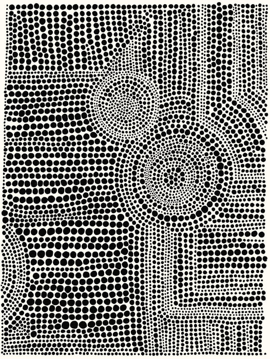 \"Clustered Dots A\" Giant Art 72x54 Wall Art