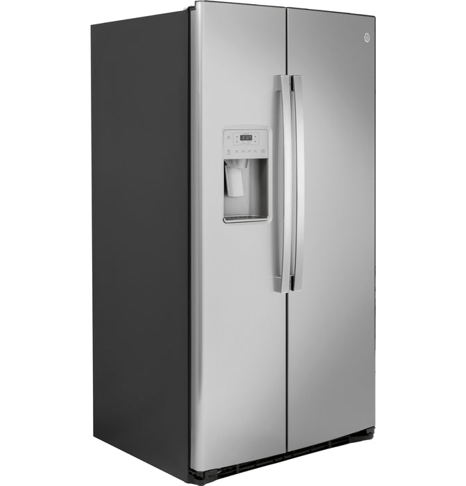 GE 25.2 Cu. Ft. Side-by-Side Refrigerator - GSS25IYNFS