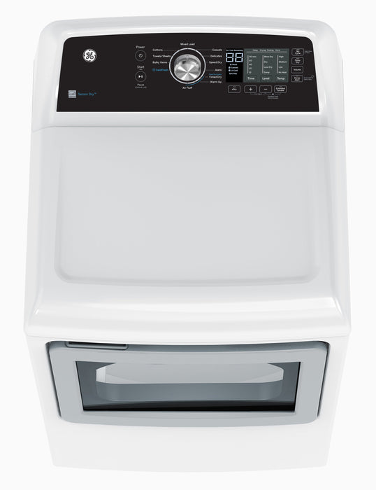 GE 7.4 Cu. Ft. Electric Dryer with SaniFresh Cycle - White - GTD68EBMRWS
