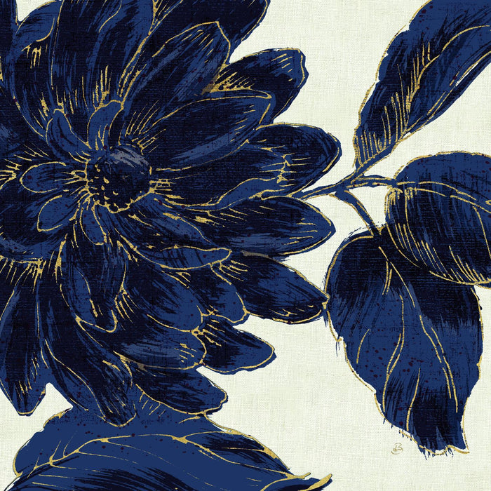 \"Indigo Garden I\" Giant Art 72x72 Wall Art