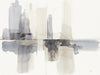 \"Improvisation Ii Gray\" Giant Art 72x54 Wall Art