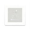 \"Serene Seaside Ii Tan\" Matted and Framed White 30x30 Wall Art