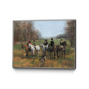 \"Morning In Millbrook\" Canvas Framed Black 40x30 Wall Art