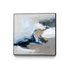 \"Surfacing\" Canvas Framed Black 20x20 Wall Art