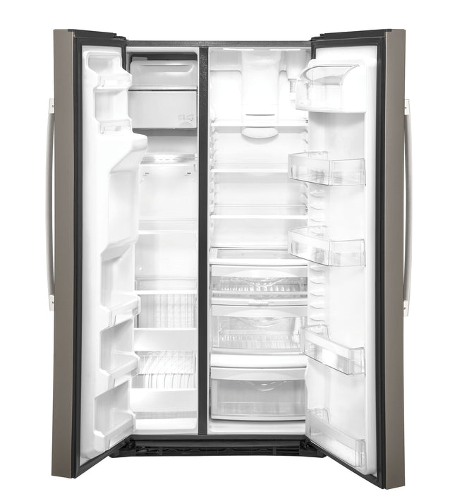 GE 21.8 Cu. Ft. Counter-Depth Side-by-Side Refrigerator - GZS22IMNES