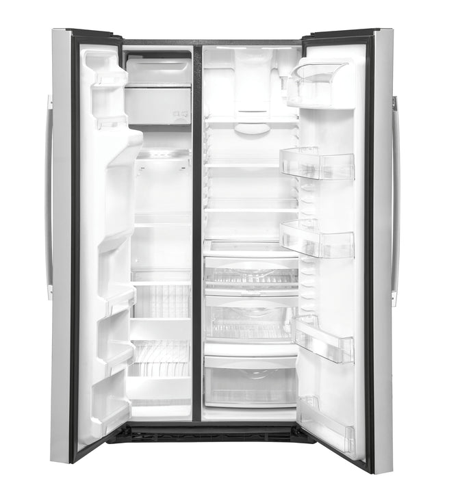 GE 21.8 Cu. Ft. Counter-Depth Side-by-Side Refrigerator - GZS22IYNFS