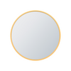 Arcus 30\" X 30\" Hand Crafted Round Mirror - Gold