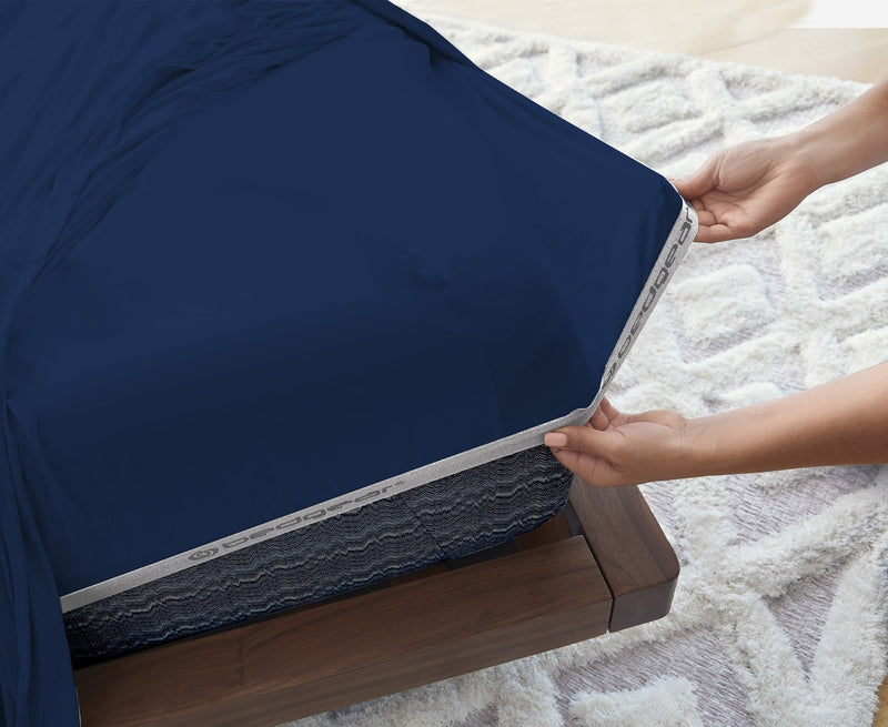BEDGEAR® Hyper-Cotton™ 3-Piece Twin Sheet Set - Navy