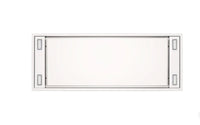 Victory Matte White Flush Ceiling Mount Range Hood with LED Backlight - Horizon-WH-Glow