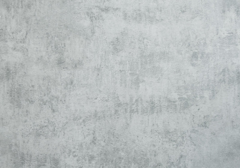 Grey Cement with Chrome Metal Accent Table