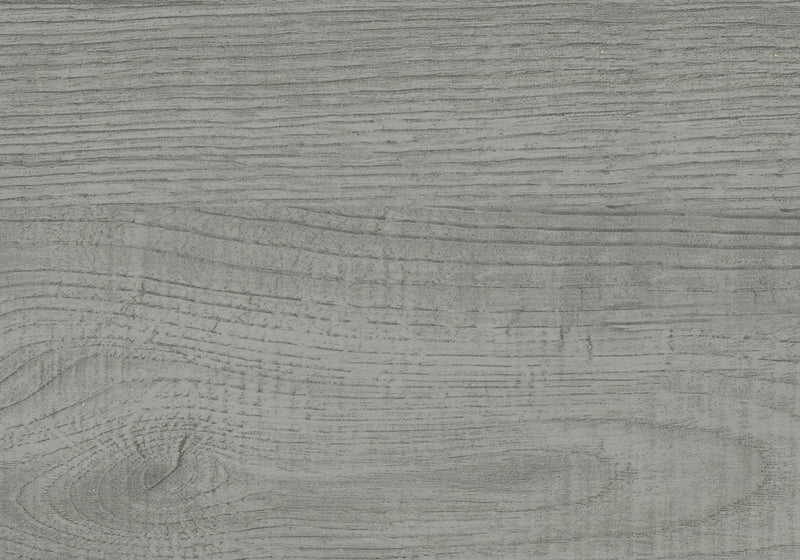 Grey Wood-Look and Black Metal Bench