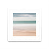 \"Beach, Sea, Sky\" Matted and Framed White 36x36 Wall Art