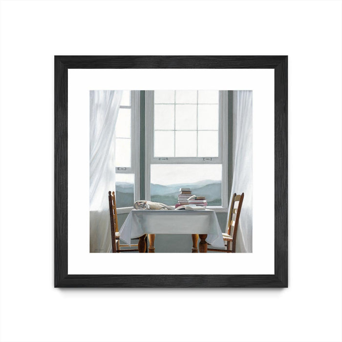 \"Accidental Scholar\" Matted and Framed Black 36x36 Wall Art
