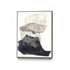 \"Organza 3\" Canvas Framed Black 30x40 Wall Art