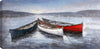 Boats at Dawn Stretched Canvas - 30\" x 60\"