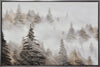 Tree Line Framed Acrylic Painting - 31.5\" x 47.5\"