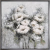 Bouquet of Flowers Framed Acrylic Painting - 35.5\" x 35.5\"
