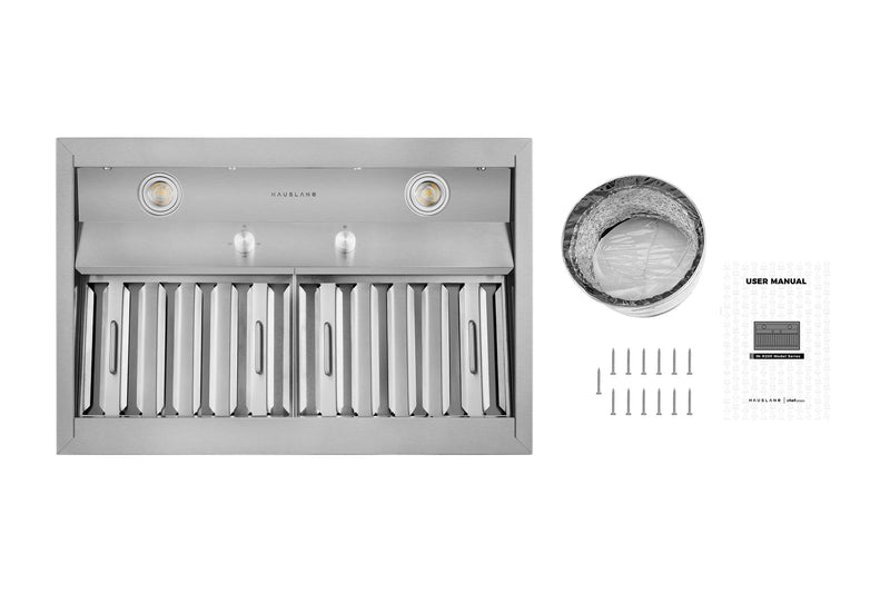 Hauslane Pro-Style 42\" IN-R200 Built-In Range Hood - IN-R200SS-42