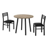 Small 3-Piece Dining Package with 35\" Drop Leaf - Dark Taupe 
