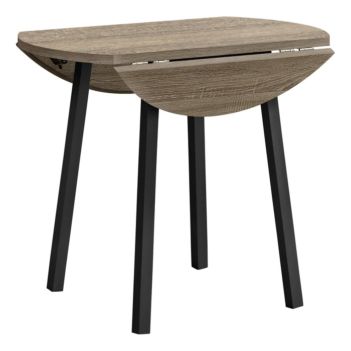 Small 3-Piece Dining Package with 35\" Drop Leaf - Dark Taupe 