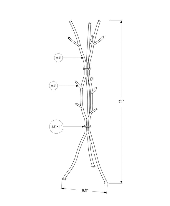 Black Coat Rack