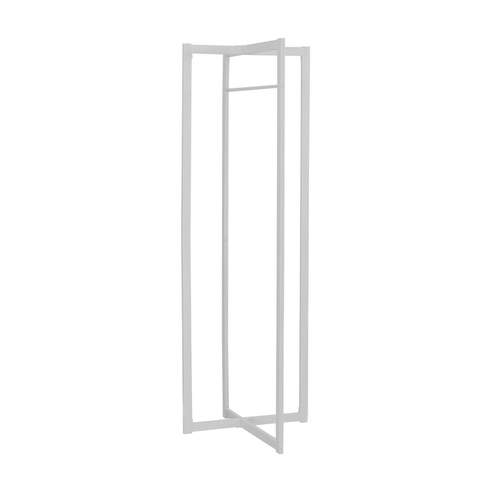 White Metal Coat Rack