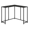 Black Marble-look Black Console Table