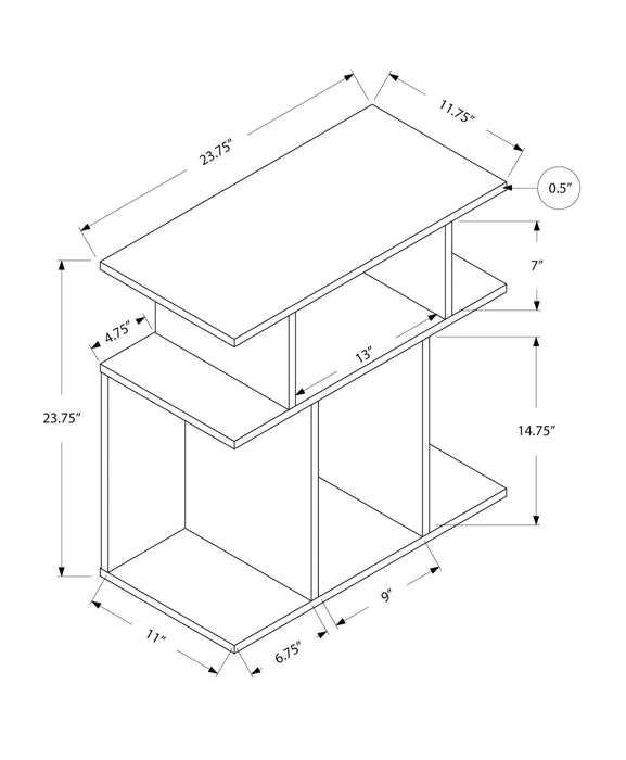 Espresso Accent Table