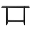 Black Reclaimed Wood-look Black Accent Table