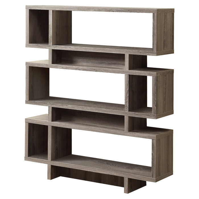 Dark Taupe Modern Style Bookcase