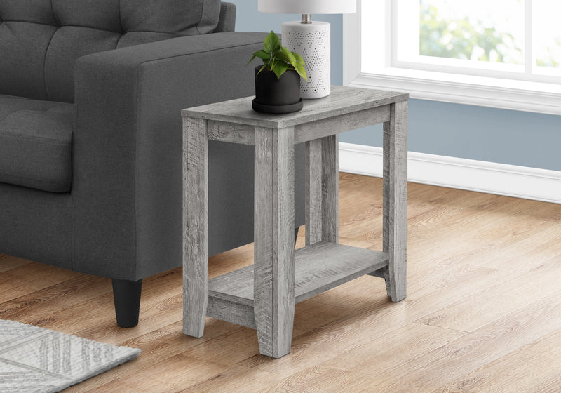 Industrial Grey Accent Table