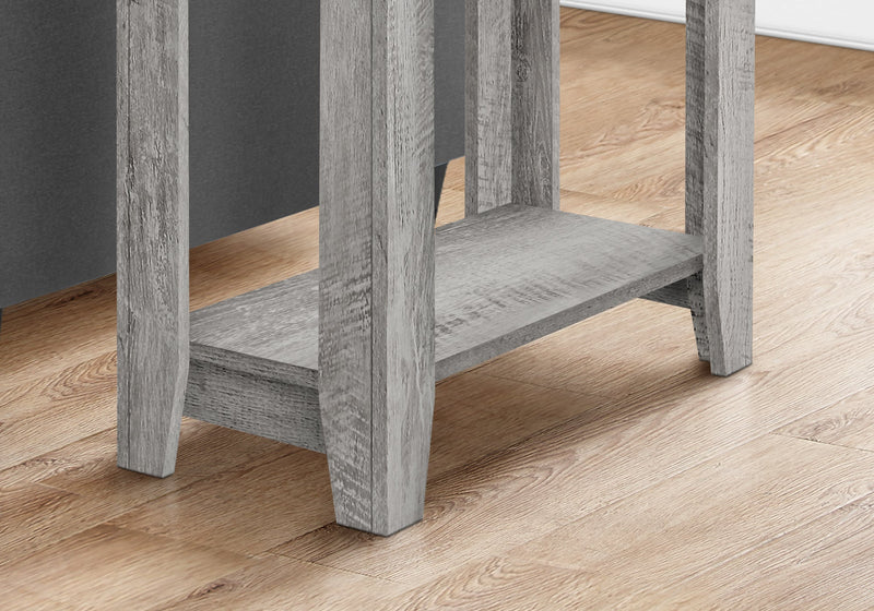 Industrial Grey Accent Table