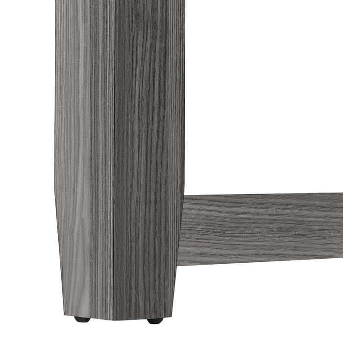 Grey Corner Console Accent Table