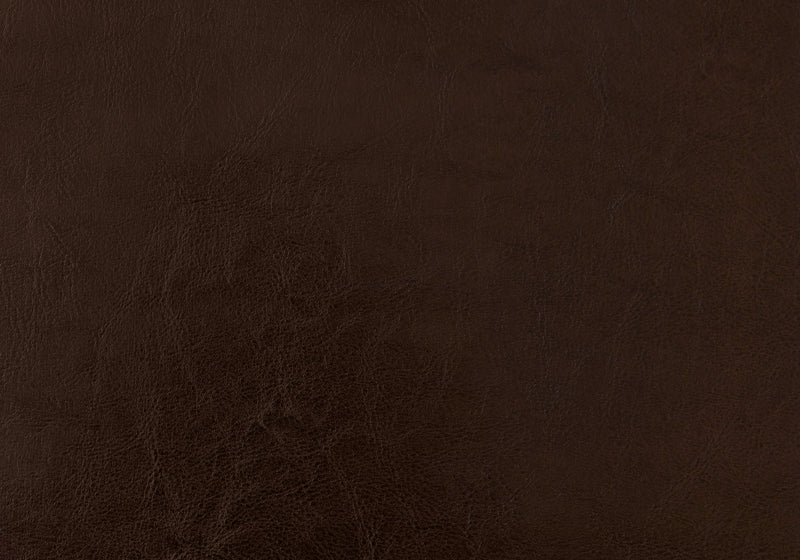 Queen Size Dark Brown Leather-look Bed