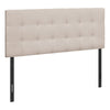 Full Size Beige Linen-look Headboard