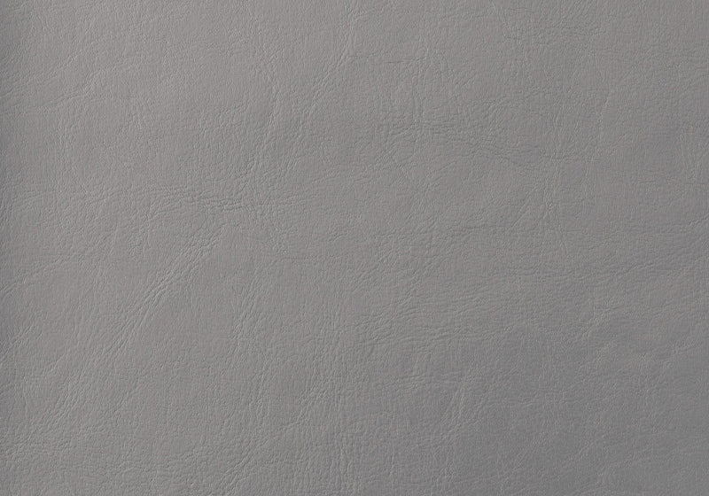 Full Size Grey Leather-look Headboard