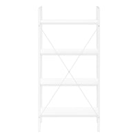 White White Metal Bookcase
