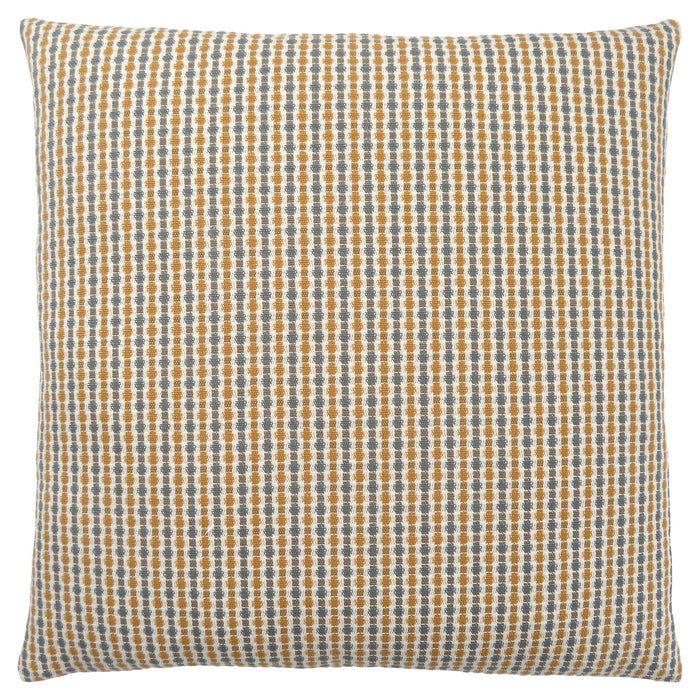 Gold Grey Abstract Dot 1pc Pillow