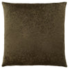 Dark Green Floral Velvet 1pc Pillow