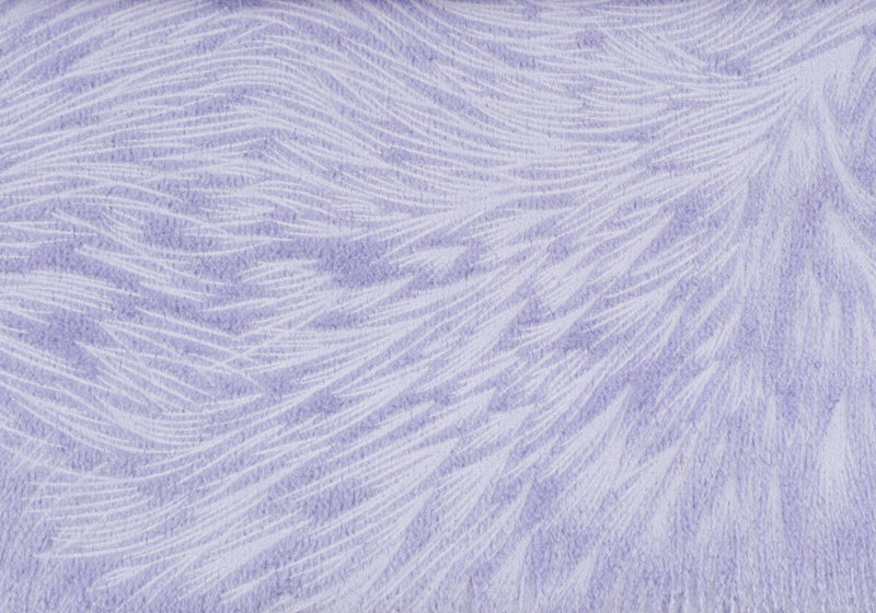 Light Purple Feathered Velvet 2pcs Pillow