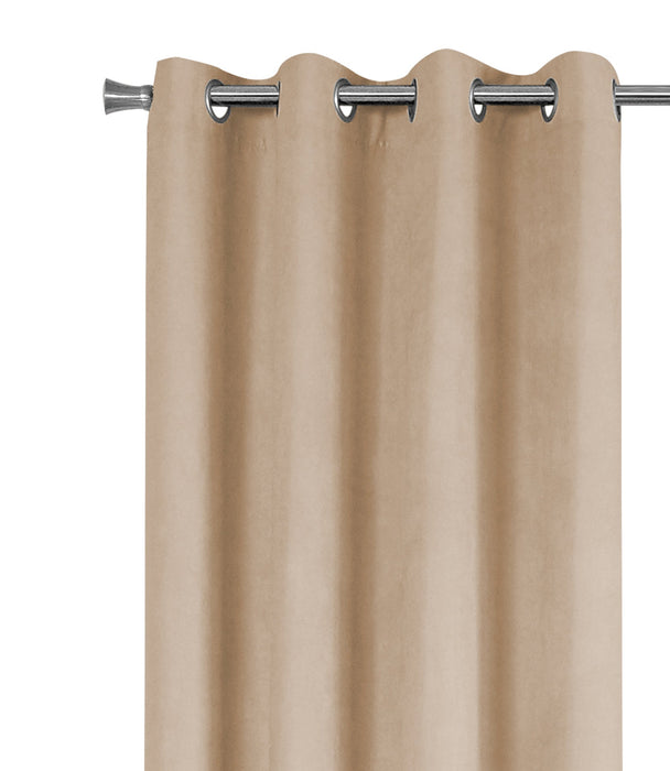 Beige Darkening 2-Piece Curtain Panel - 54\" x 84\"